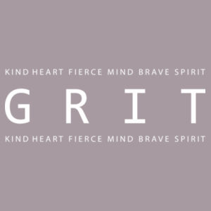 Words of GRIT Stone Wash Tee Design